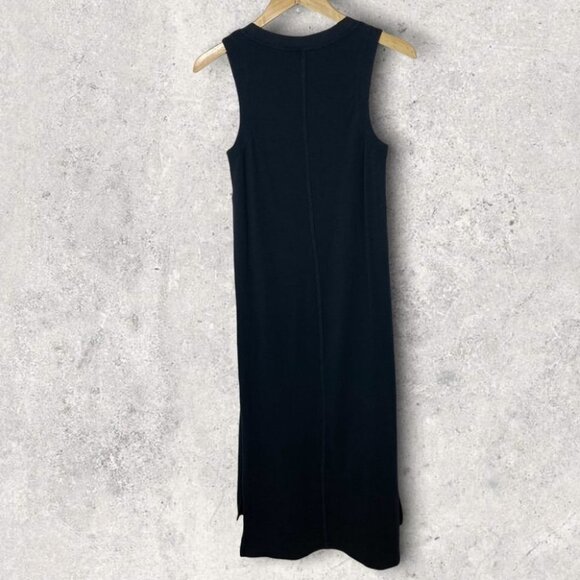 Lululemon Maxi Tank Dress Black Sleeveless Size 2 Pima Cotton 2020 All Yours - Picture 5 of 14